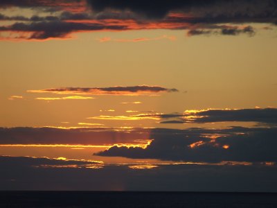 Sunset in the Gulf of Finland