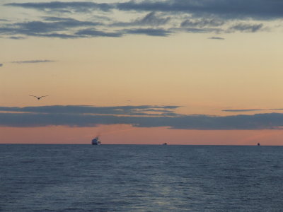 Sunset in the Gulf of Finland