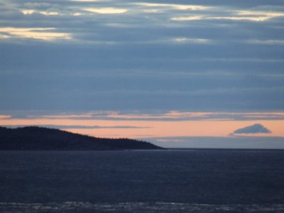 Sunset in the Gulf of Finland