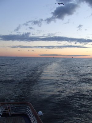 Sunset in the Gulf of Finland