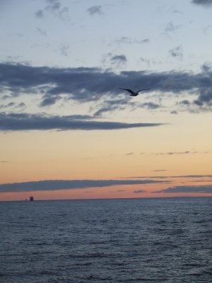 Sunset in the Gulf of Finland