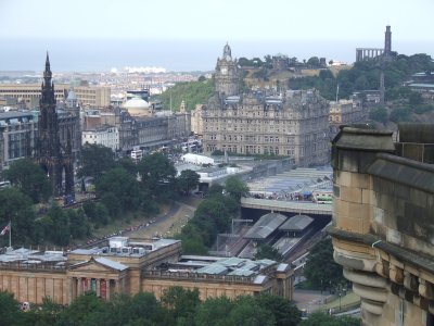 View from Edinburgh Castle (Edinburgh, Scotland)