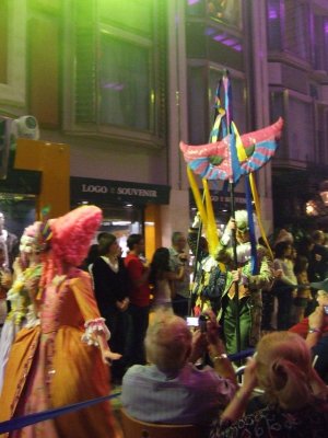 Parade down the Promenade