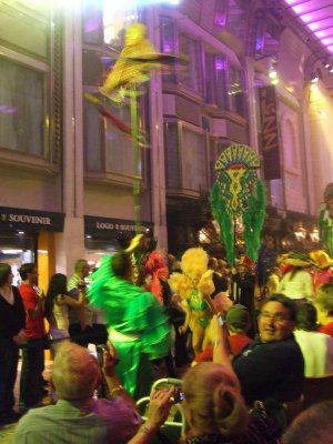 Parade down the Promenade