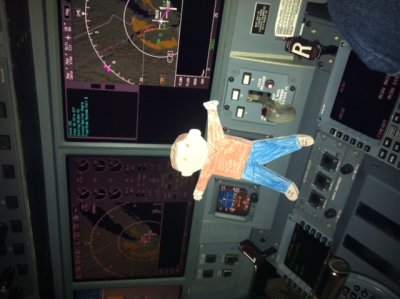 Wake turbulence! Which way is up?!
