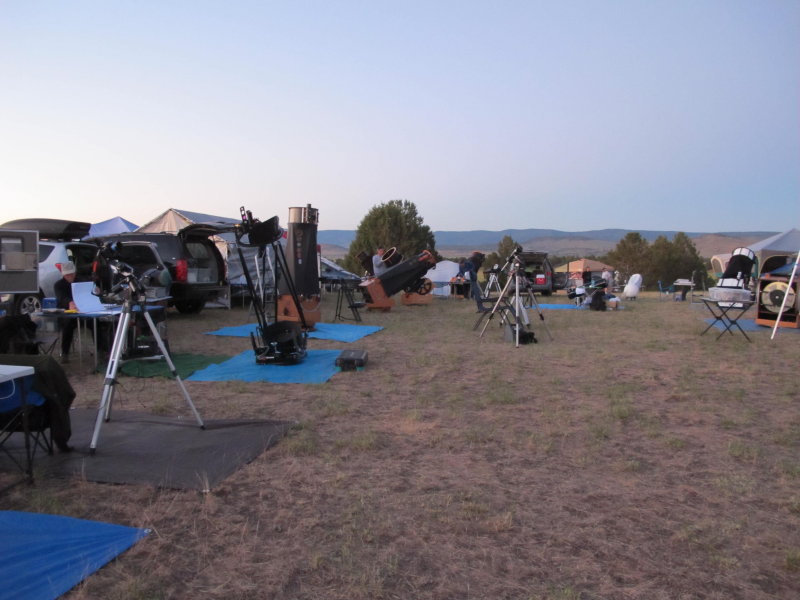 Telescope field looking east