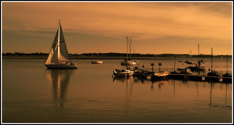Sailing Boats at Woodbridge.