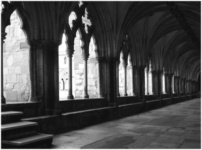 Cloisters Norwich Cathedral.