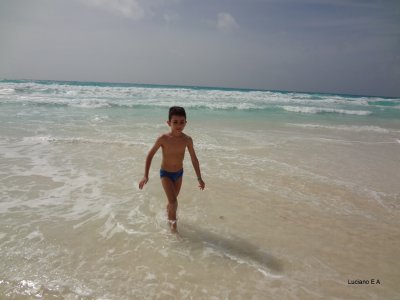 Praia em Frente ao Hotel Flamingo Cancun
