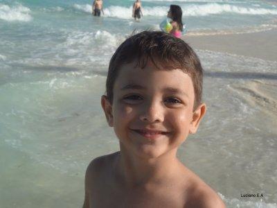 Praia em Frente ao Hotel Flamingo Cancun