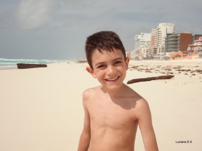 Praia em Frente ao Hotel Flamingo Cancun