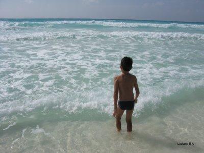Praia em Frente ao Hotel Flamingo Cancun
