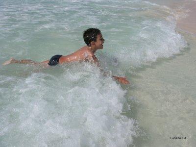 Praia em Frente ao Hotel Flamingo Cancun