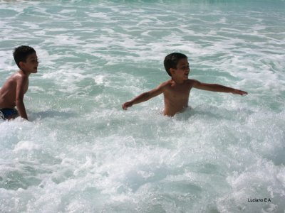 Praia em Frente ao Hotel Flamingo Cancun
