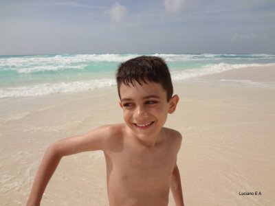 Praia em Frente ao Hotel Flamingo Cancun