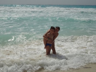 Praia em Frente ao Hotel Flamingo Cancun