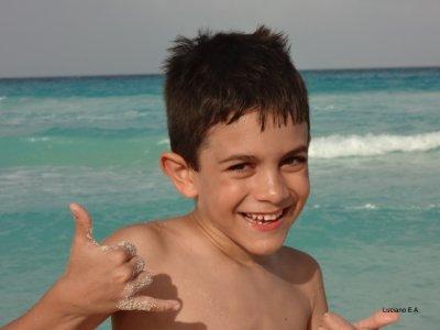 Praia em Frente ao Hotel Flamingo Cancun
