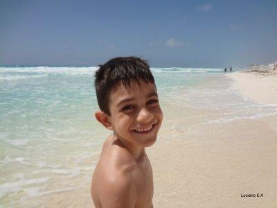 Praia em Frente ao Hotel Flamingo Cancun