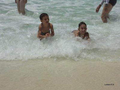 Praia em Frente ao Hotel Flamingo Cancun