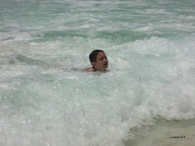 Praia em Frente ao Hotel Flamingo Cancun
