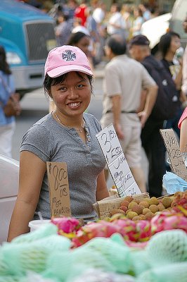 Street Vendor in Chinatown