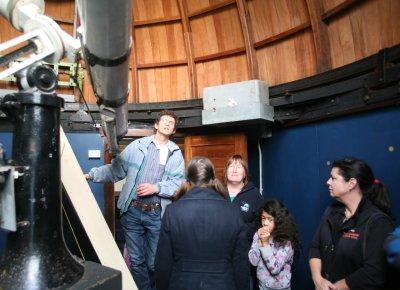 New Plymouth Observatory,  AC refractor & a hint of sun ?