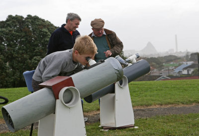 New Plymouth Observatory,  sun funnel and white light filters