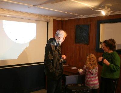 New Plymouth Observatory. Rod Austin answers a transit of Venus question