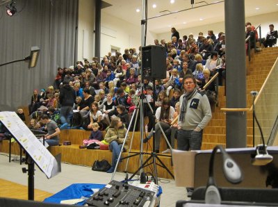 Publikum ved en av dem