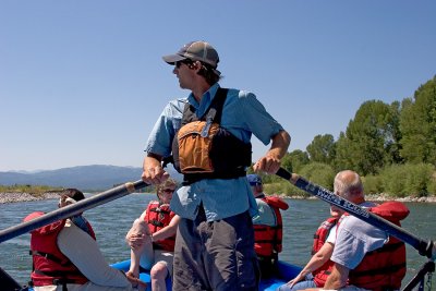 Snake River Float Trip Oarsman