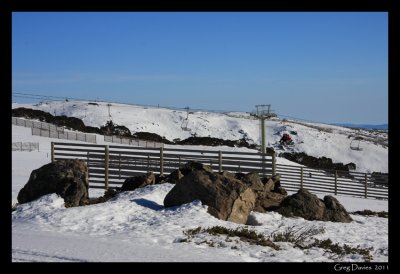 Rocks & Snow Fencing