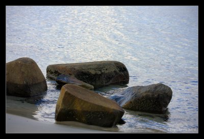 White Beach Rocks