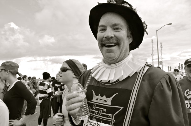 A Jubilant Tom Sweeney @ The Finish Line. . . 