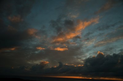Sunset Progression After Storm (1)