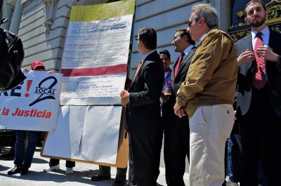 Campaign To End Wage Theft In San Francisco Brings The Board Of Supervisors To Its Knees (Literally)