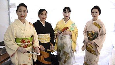Madame Yuho Furusawa Backstage On Webster St. In Japantown