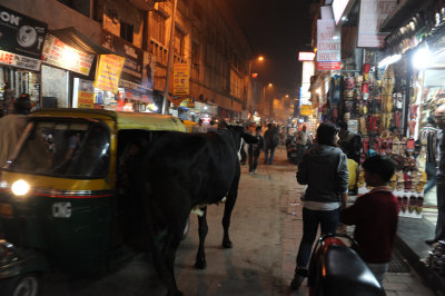 Thanh Van di shopping at main bazar rd.NEW DELHI