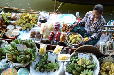 Floating Market. Bangkok