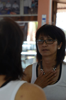 Thanh Van me ngoc trai roi.