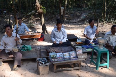 ban nhac Khmer tai Ta Prohm