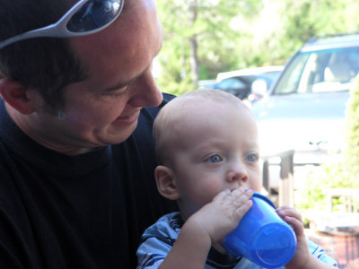 15-July-2006 | Rene & his son Drake