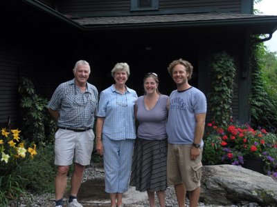 02-Aug-2006 | Alan, Sally, Sheryl & me in Knowlton, Quebec