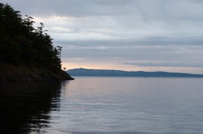 Looking NW from Jones Island, San Juans