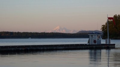 Mt Baker from Friday Harbor, San Juans