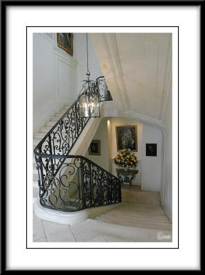 Villandry, main stairway