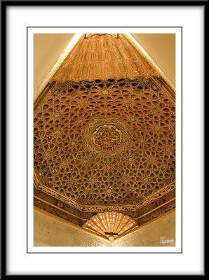 Villandry, arabic ceiling