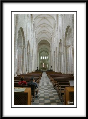 Abbey church interior