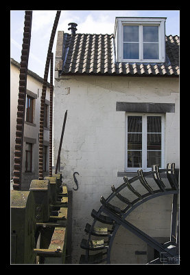 Mill (Molen van Lombok) over river Jeker