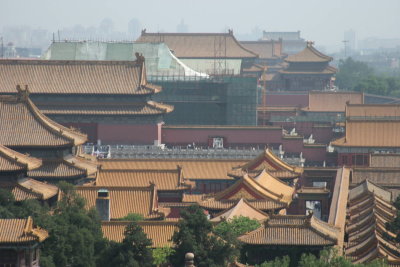 Forbidden City from Jing Shan Park