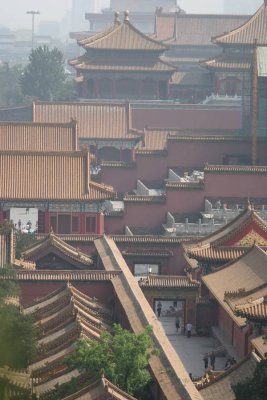 Forbidden City from Jing Shan Park